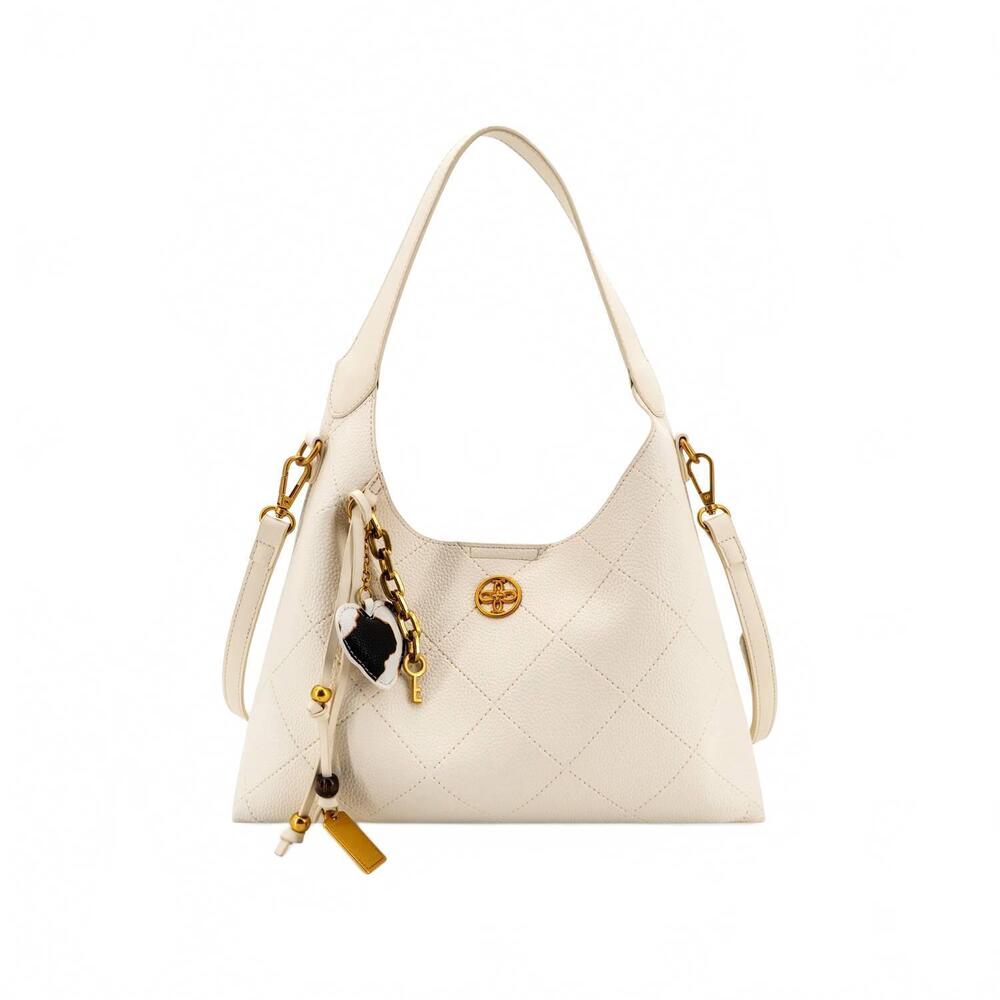 NEW LIKE DREAMS women's sadie western charm shoulder bag in ivory